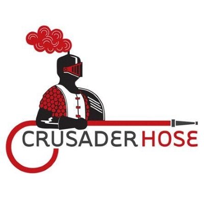 Crusader Cavalier - 50M fire hose made of polyester with a synthetic rubber lining