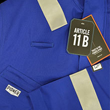 Ballyclare Limited manufacturing process complies with Article 11B of PPE Directive