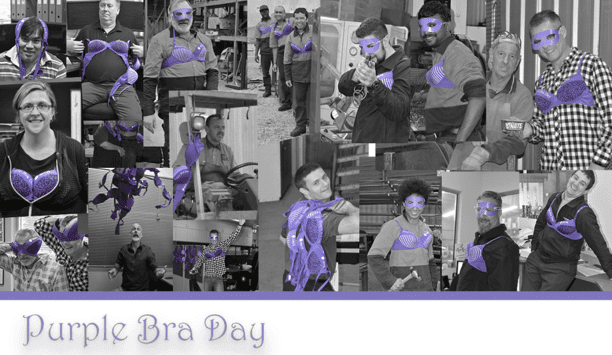 Galvin Supports Purple Bra Day