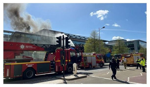 Avon Fire And Rescue Service Responds To Bristol Science Museum Fire