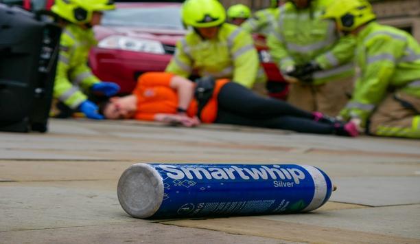 West Yorkshire Fire And Rescue Service (WYFRS) And Partners Join Forces To Highlight Laughing Gas Dangers