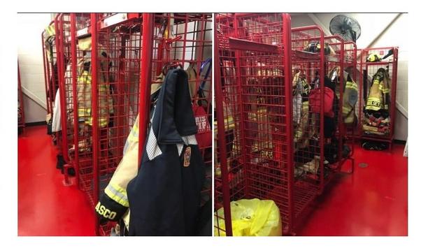 Frisco Fire Department Installs GearGrid’s Standard Wall Mount Lockers