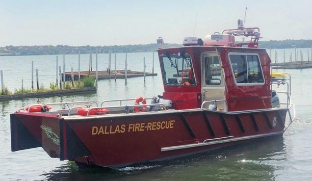 Dallas Fire-Rescue Places A 28-Foot Lake Assault Boats Firefighting And Rescue Craft Into Service