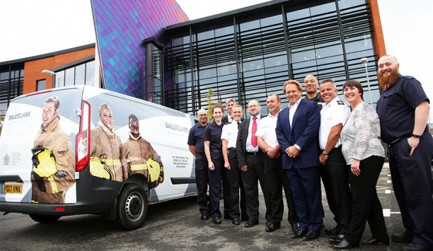 Ballyclare Limited Presents New Vehicle To Leicestershire Fire And Rescue Service