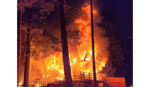 Big Bear Fire Department Responds To A Residential Structure Fire With Assistance From CAL FIRE And Sheriffs Department