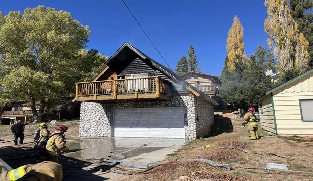 Big Bear Fire Department Reports On A Residential Structure Fire