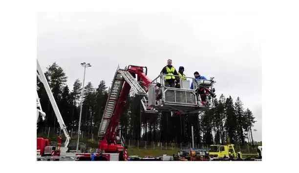 Chris McLoone From Fire Apparatus Pays A Visit To Bronto Skylift Factory At Tampere