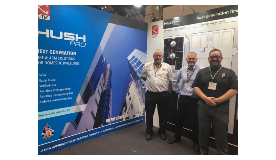 C-Tec The Life-Safety Systems Manufacturer Showcased Hush Pro Domestic Fire Alarm System At Housing 2019