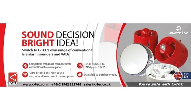 C-TEC To Exhibit CAST Addressable Fire Alarm System At The Fire Safety Event 2019