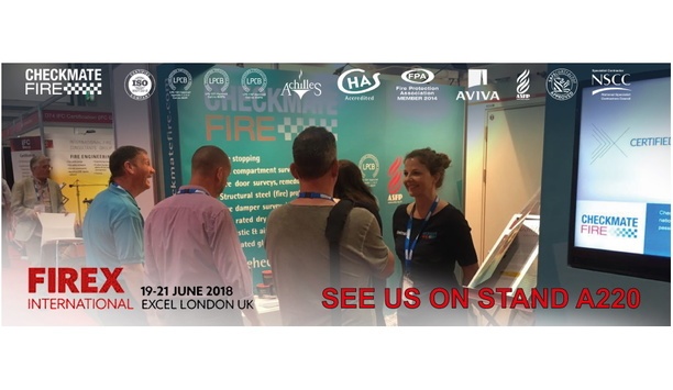 Checkmate Fire To Showcase Passive Fire Protection Products And Services At FIREX International 2018