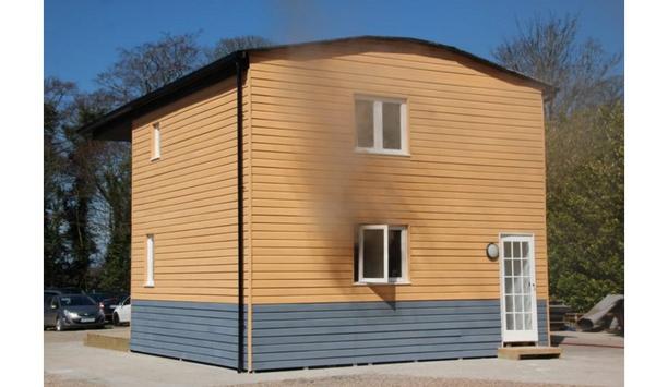Envirograf Tests Fireproof Prefab EcoHouse System For Building Bungalows, Houses And Block Of Flats