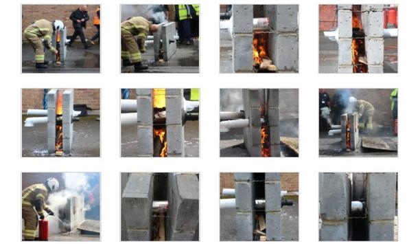 Envirograf® Invited To Test Firoblok® Intumescent Sleeves At The Oldbury Fire Station