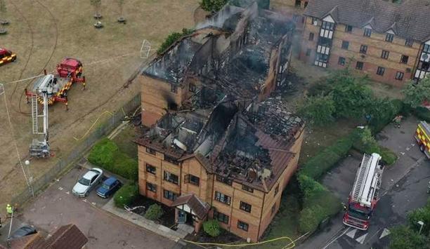 Fatal Fire Which Destroyed More Than 20 Flats Believed To Be Arson