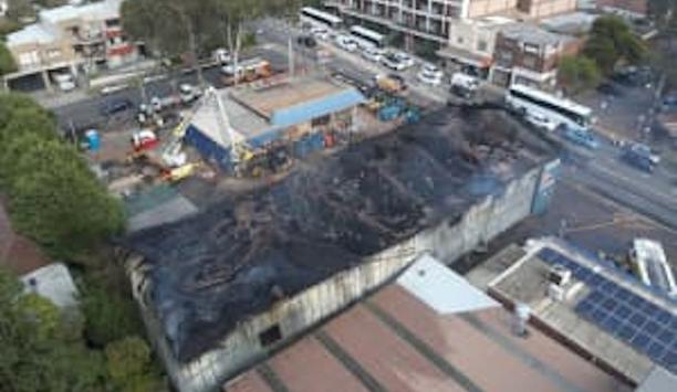 Fire & Rescue NSW Battles Major Factory Fire In Sydney