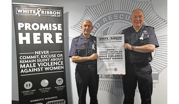 Tyne And Wear Fire & Rescue Service (TWFRS) Supports White Ribbon Day 2023
