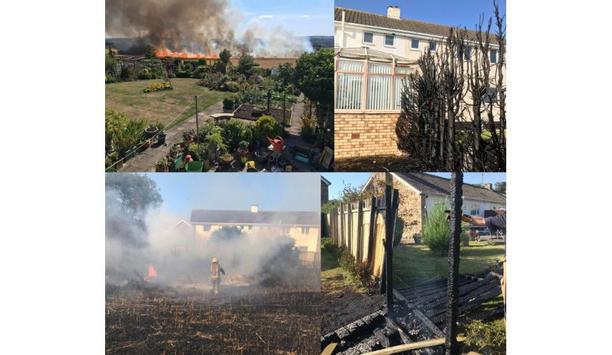 Tyne And Wear Fire And Rescue Service Firefighters And Fire Control Staff Praised For Saving Homes From Wildfire
