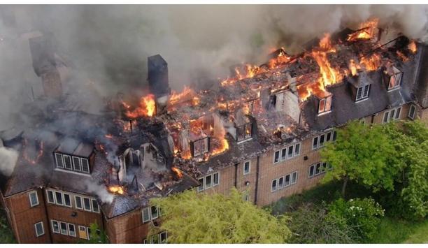 Firefighters Praised For Their Response After Huge Fire At Grade II Listed Building In Newcastle, United Kingdom (UK)