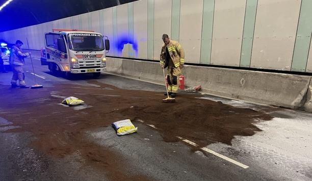 Fire In Lane Cove Tunnel: Crane Truck Blaze Contained