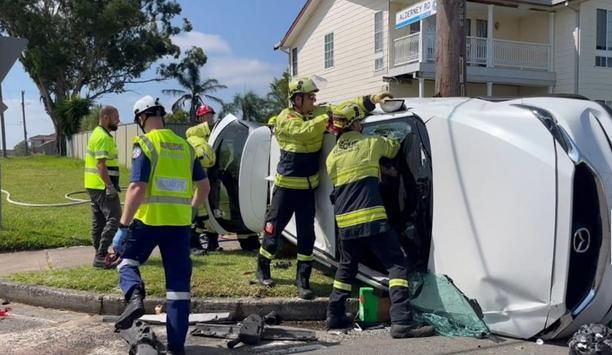 FRNSW Rescues Couple In Merrylands Car Crash