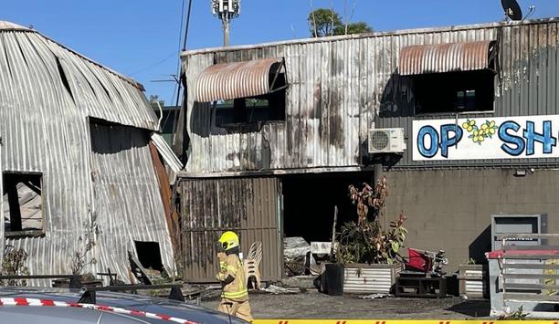 FRNSW Battles Major Fire At Byron Bay Warehouse