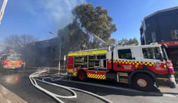 FRNSW Battles Sydney Building Fire With 30+ Firefighters