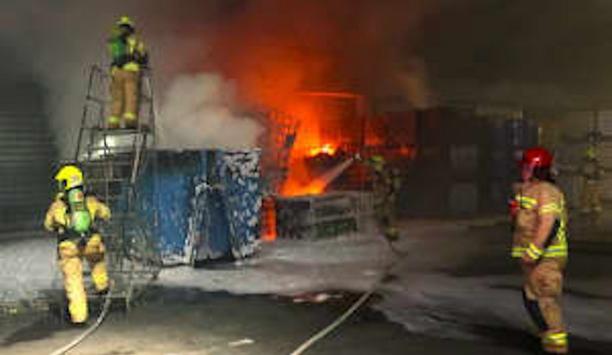 FRNSW Stops Chemical Plant Fire In Sydney's West
