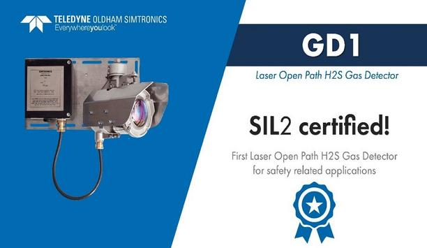 Teledyne Gas And Flame Detection Introduces SIL2-Certified GD1 Laser-Based Gas Detector