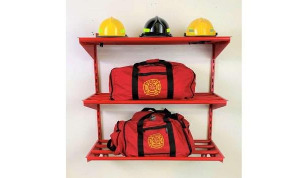 GearGrid’s Adjustable Wall Mount Shelf Offers Maximum Storage In The Fire Department