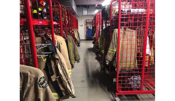 GearGrid Provides Standard Wall Mount And Mobile Lockers To Enhance Gear Storage Facility At Columbus Fire Department