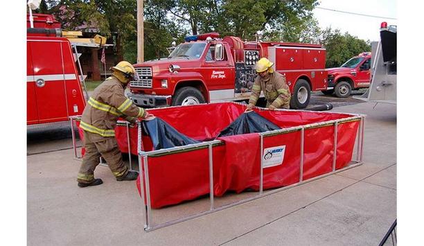 Husky Portable Containment Receives Second Patent For The Portable Liquid Storage Tank With Floor-Mounted Handles