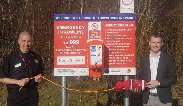 Jo Bird Provides The SOS603 Cabinet To Safeguard People Visiting The Lochore Meadows Park