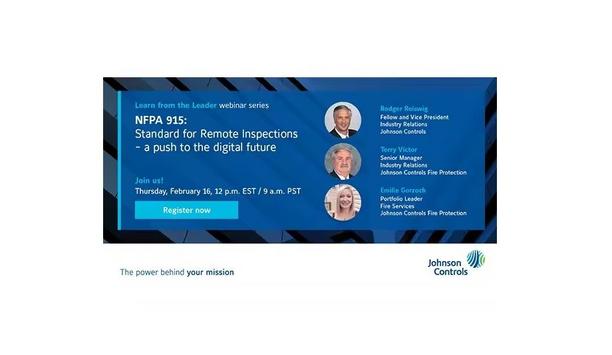 Johnson Controls Sheds Light On Proposed NFPA 915 Standard For Remote Inspections With Expert-Led Webinar