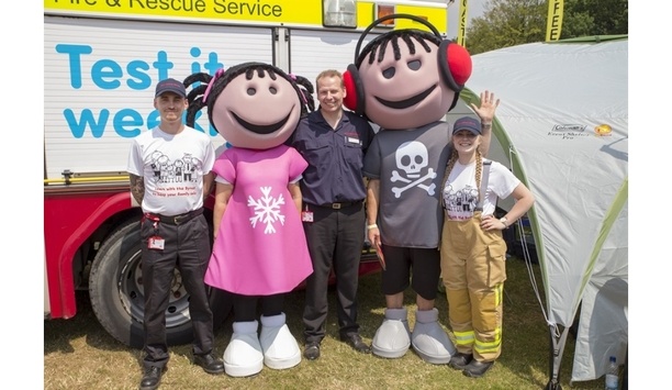 Kent Fire And Rescue Service Unveils Cartoon ‘Family Safety’ Mascots At County Show