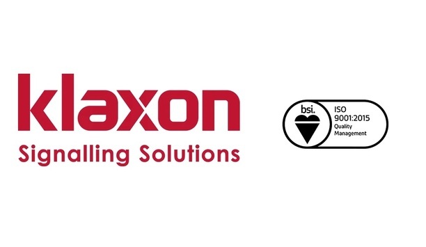 Klaxon Announces Its Transition To The New ISO9001:2015 Standard And Focuses On Quality Management
