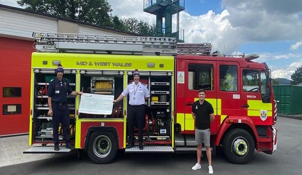 MAWWFRS Raises £500 For The Fire Fighters Charity From The Sale Of Beanie Hats