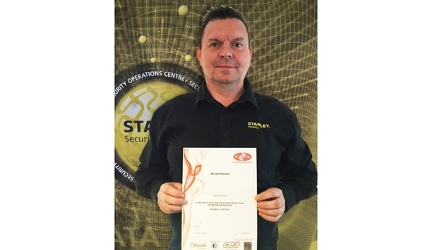 STANLEY Security’s Michael Heasman Qualifies For FIA AO Level 3 Fire Detection And Alarm Advanced Designer In UK