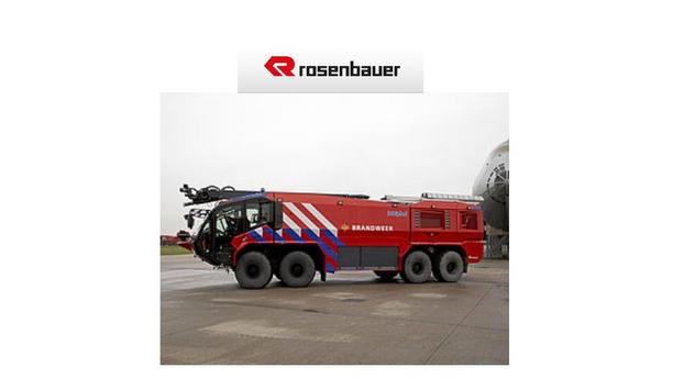 New Rosenbauer PANTHER Fire Engines At Amsterdam Airport Schiphol
