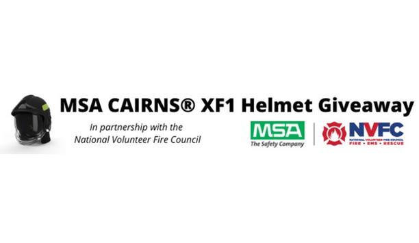 National Volunteer Fire Council Members Can Register To Win A Personalized Cairns XF1 Fire Helmet, Courtesy Of MSA Safety Incorporated