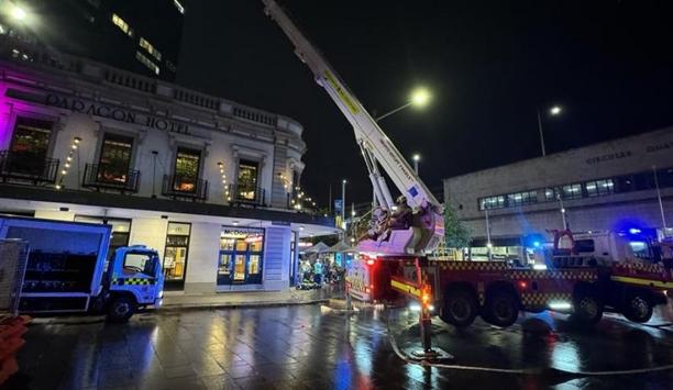 Firefighters Respond To Circular Quay Blaze In Sydney