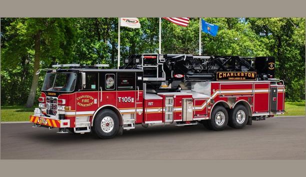 Charleston Fire Department Equips With Second Ascendant 100’ Heavy-Duty Aerial Tower From Pierce Manufacturing Inc.