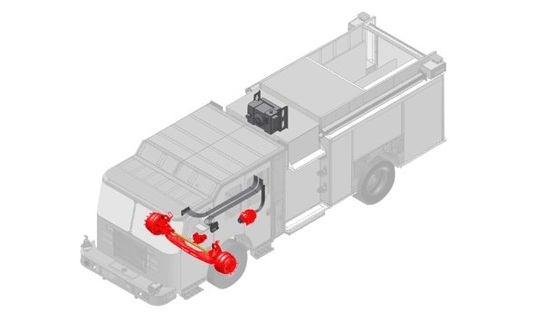 REV Group Fire Division Delivers Integration Of EZ Hydraulic All-wheel Drive (AWD) System