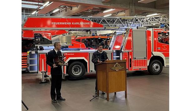Rosenbauer Delivers 1,000th XS Aerial Ladder Over To Karlsruhe Fire Department