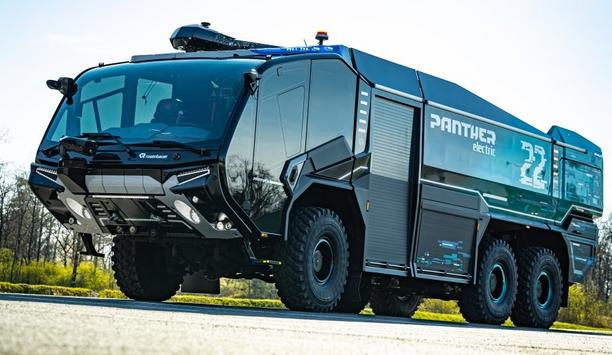 Rosenbauer Showcases The First PANTHER 6x6 With Electric Driveline At Interschutz 2022