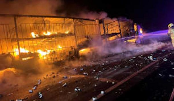 Semi-Trailer Fire Blocks Pacific Highway In Ballina