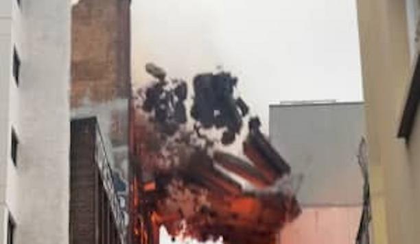Fire And Rescue NSW: Surry Hills Fire Video Footage