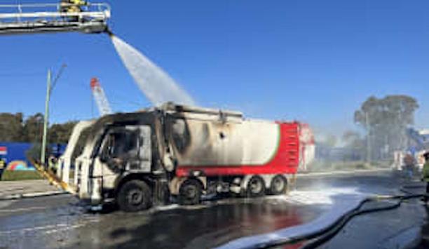 Fire And Rescue NSW: Sydney Garbage Truck Blaze