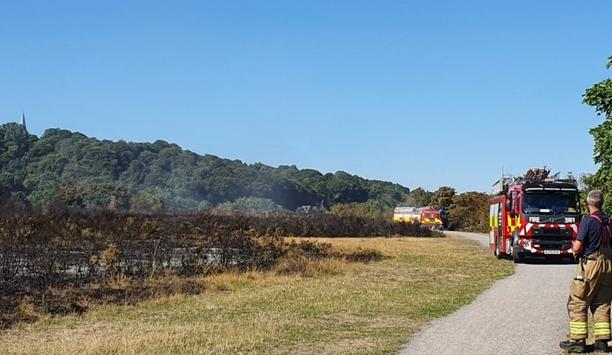 Tyne And Wear Fire And Rescue Service Firefighters Have Been Battling A Wildfire For More Than 20 Hours