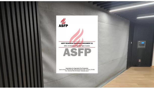 ASFP Shares Document To Offer Clear Recommendations On BS 8524 And CE Marking Of Operable Fabric Curtains (fire Curtains)
