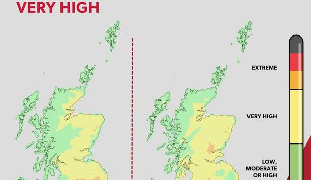 Very High Risk Of Wildfire Across East, Central And Southern Scotland