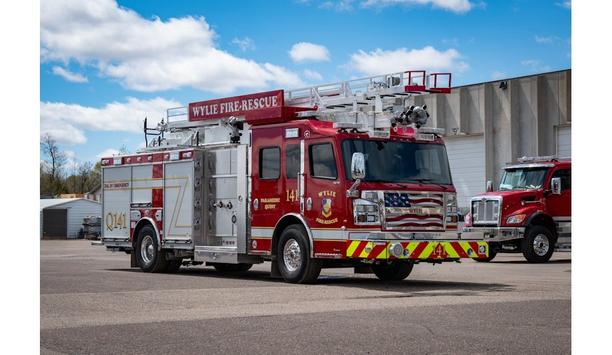 Wylie Fire Rescue Of Wylie, Texas Takes Delivery Of Two Rosenbauer Roadrunner Elevated  Water Towers